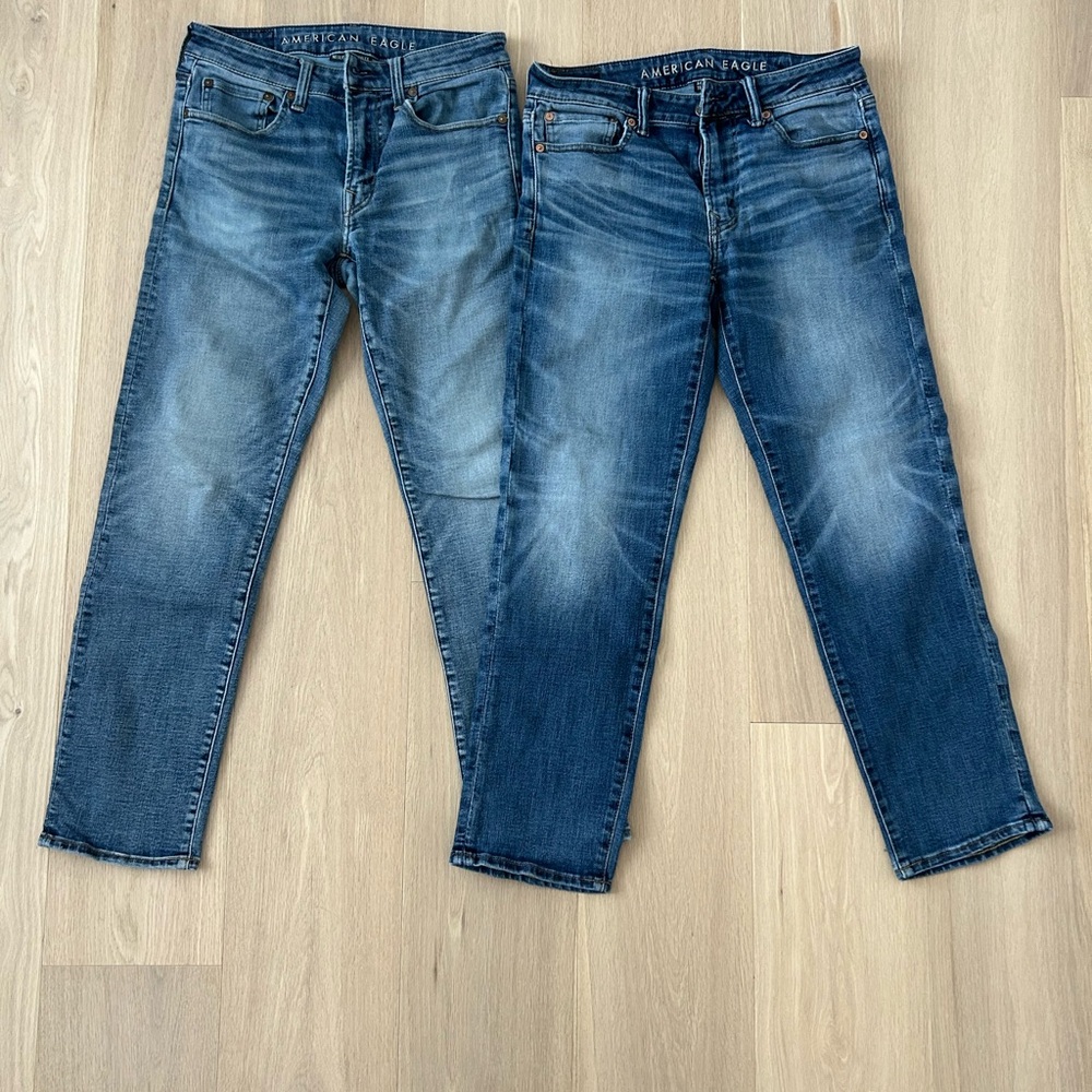American Eagle - 2 Pairs Men's Blue Jeans